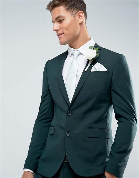 asos green suit|asos forest green suit.